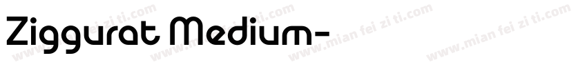 Ziggurat Medium字体转换